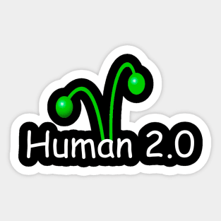 Human 2.0 Sticker